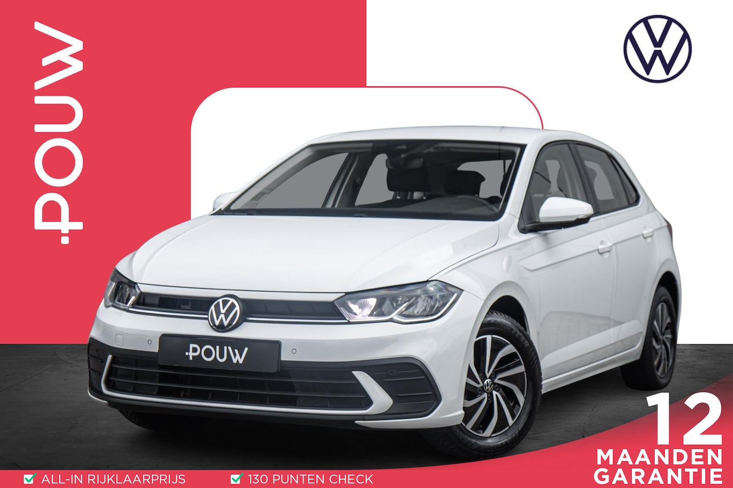 Volkswagen Polo - 1.0 TSI 95pk Life Business | Voorstoelen Verwarmd | Cruise Control Adaptief | Apple Carpla - AutoWereld.nl