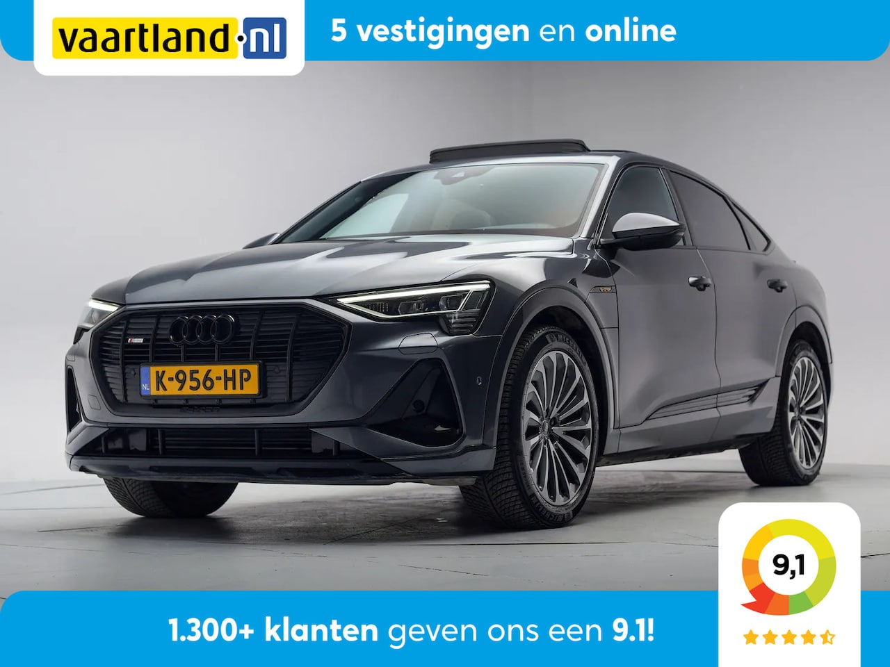 Audi e-tron Sportback - 50 Quattro S Edition [ Panorama Trekhaak Camera Half-Leder Luchtvering ] - AutoWereld.nl