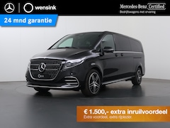 Mercedes-Benz V-klasse - 300d | XL L3 | AMG | 4MATIC | Dubbele Cabine | 360 CAMERA | DISTRONIC PLUS | LEDER ZWART "