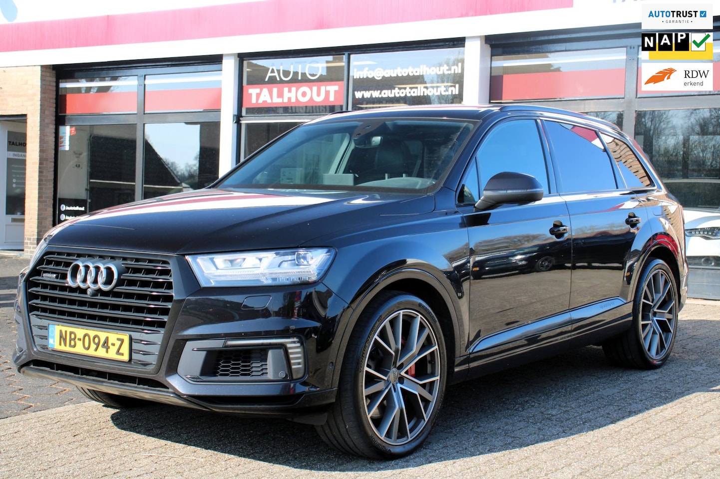 Audi Q7 - 3.0 TDI e-tron quattro | Panoramadak, Memory seats, Trekhaak, Luchtvering, Apple Carplay, - AutoWereld.nl