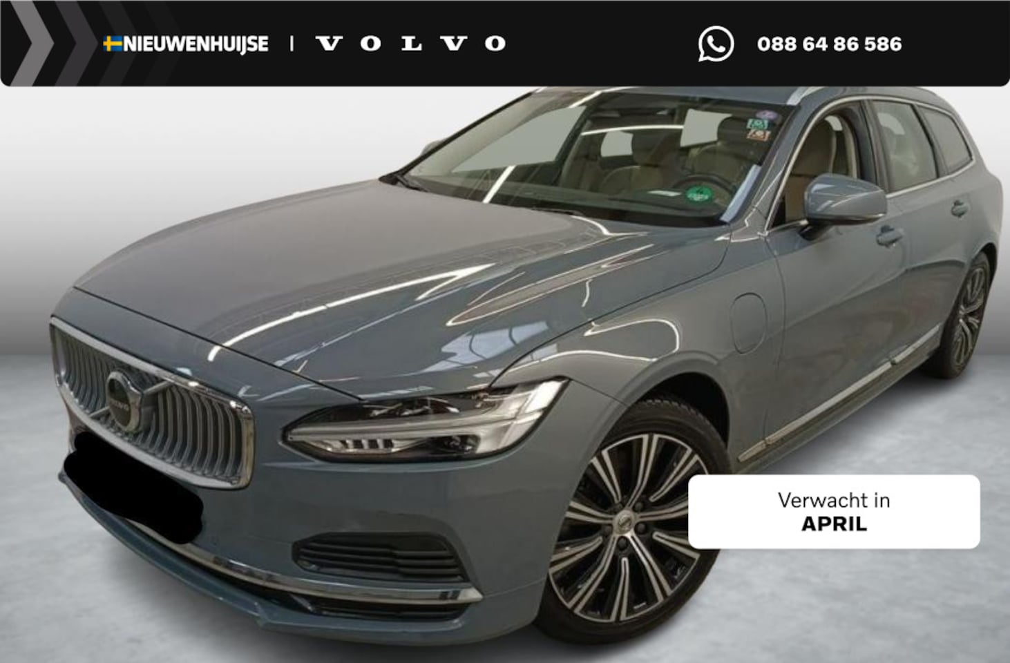 Volvo V90 - Plug-in Hybrid T6 AWD Inscription | Long Range | Trekhaak | Lederen bekleding | Adaptive c - AutoWereld.nl