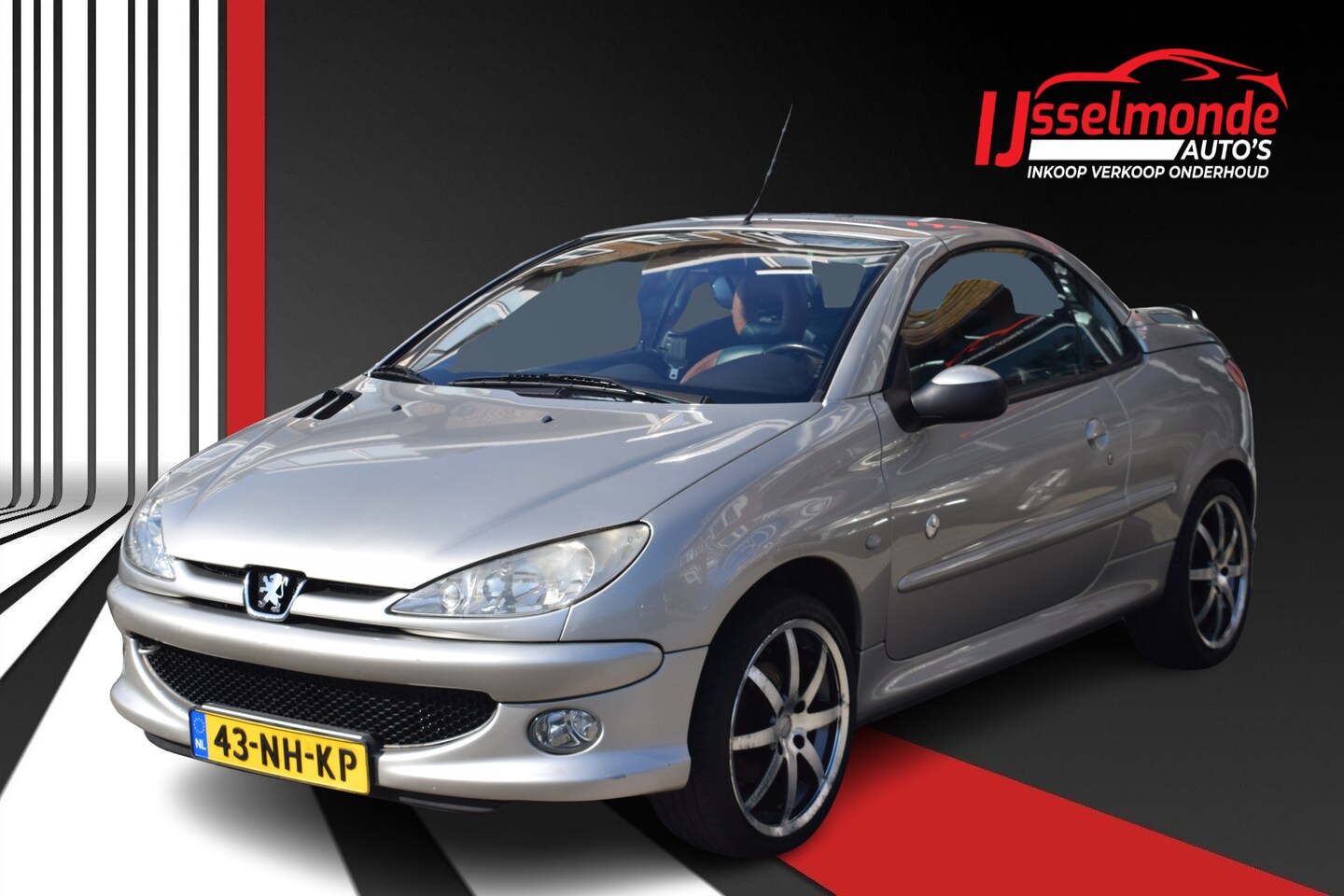 Peugeot 206 CC - 1.6-16V Roland Garros Leer Airco Nwe APK - AutoWereld.nl