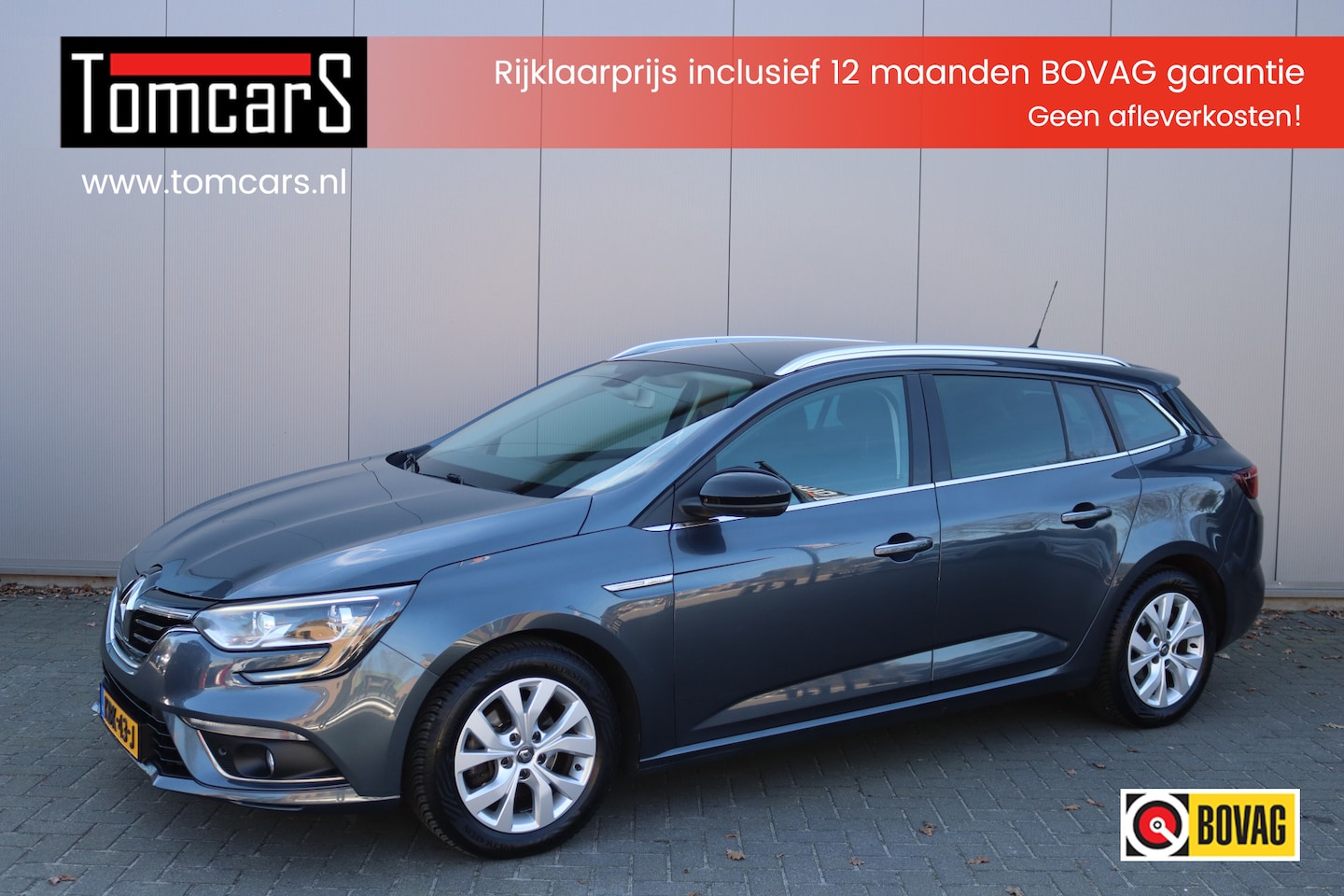 Renault Mégane Estate - 1.3 TCe 116PK Limited Trekhaak/Navigatie/Parkeerhulp/Cruise-control - AutoWereld.nl