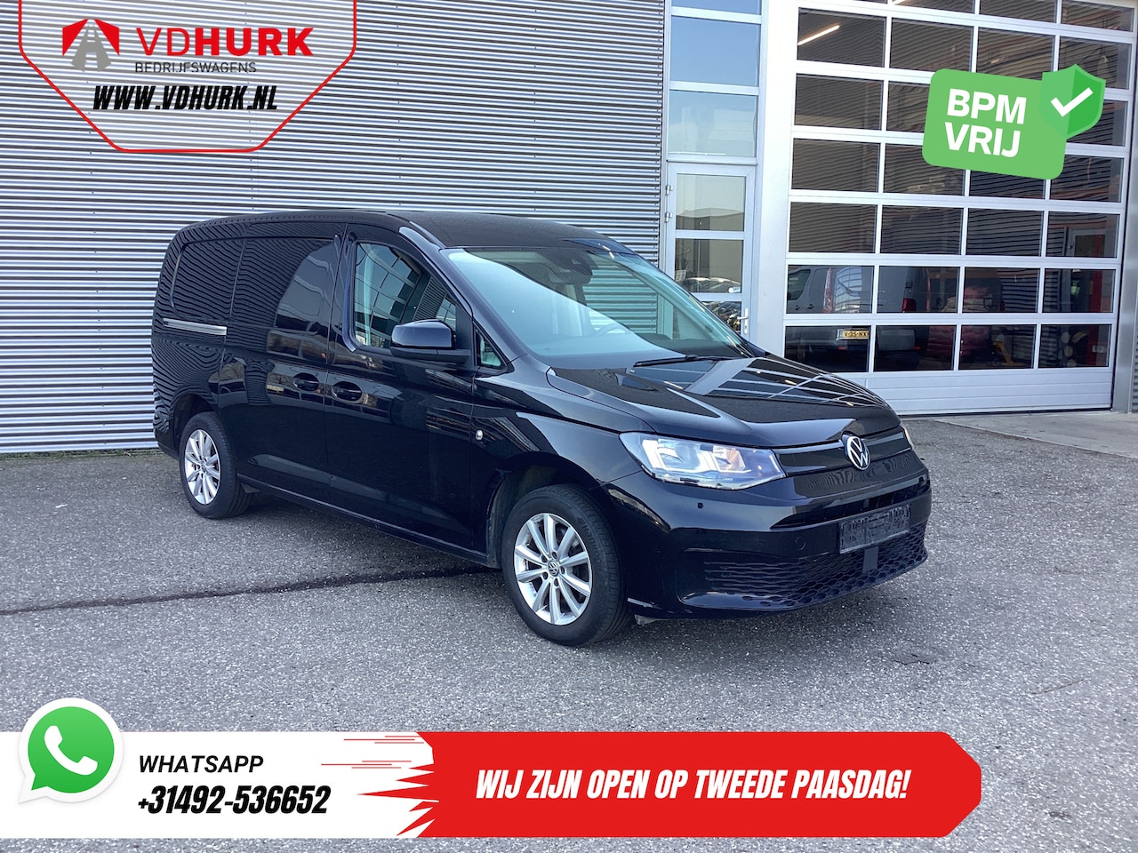 Volkswagen Caddy Cargo Maxi - 2.0 TDI 125 pk DSG Aut. Standkachel/ Stoelverw./ Carplay/ Airco/ Cruise/ PDC/ 16”LMV/ Trek - AutoWereld.nl