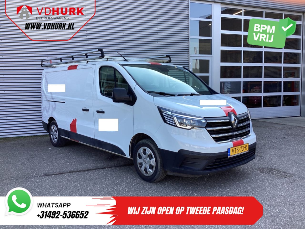 Renault Trafic - 2.0 dCi L2 NL Auto/ LED/ Imperiaal/ Airco/ Cruise/ PDC/ Trekhaak - AutoWereld.nl