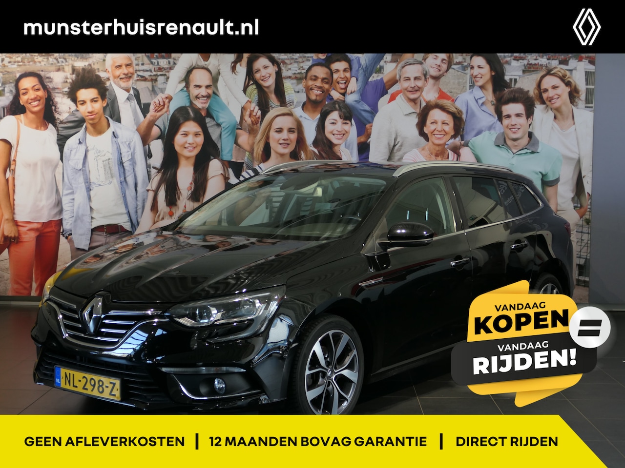 Renault Mégane Estate - 1.2 TCe Bose - Allseasons - Trekhaak - Stoelmassage - Cruise - Sensor Achter - AutoWereld.nl