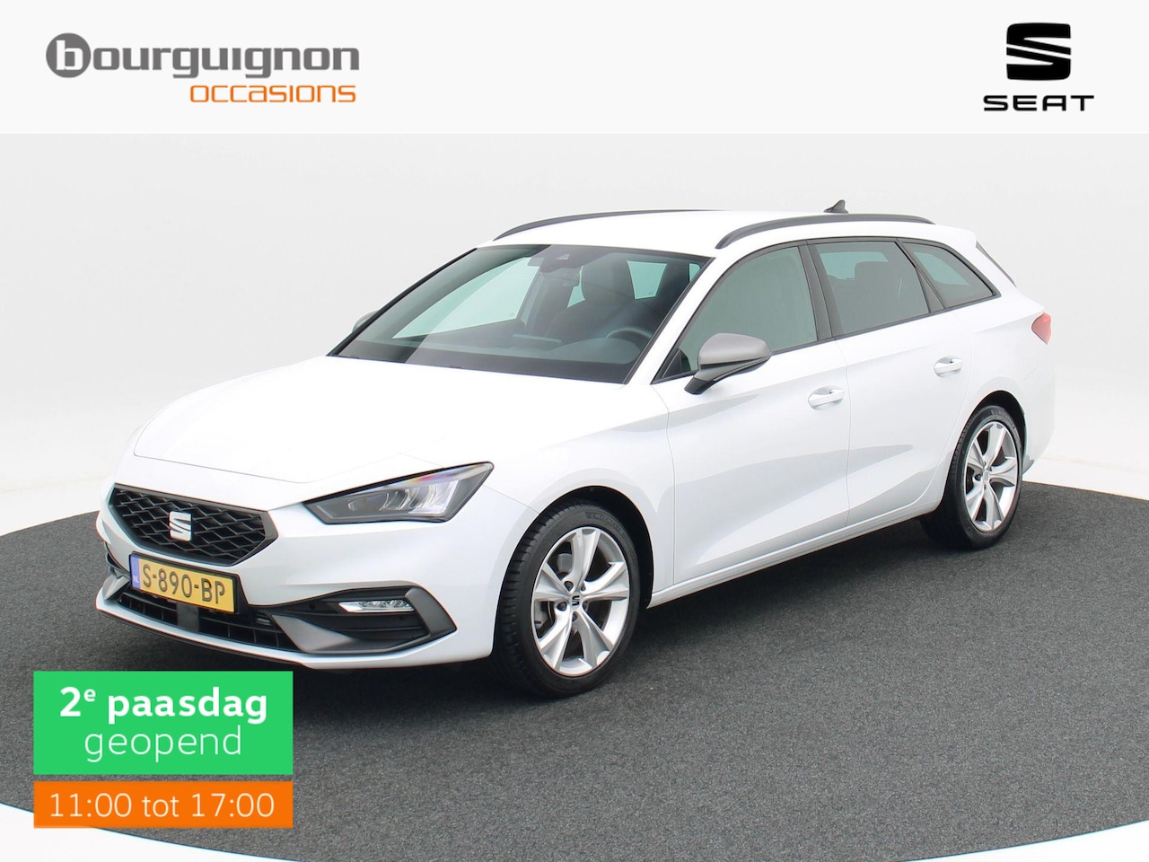 SEAT Leon Sportstourer - 1.0 eTSi 110 Pk Automaat FR Business | LED | Virtual Cockpit | Navigatie | Climate | Lane - AutoWereld.nl