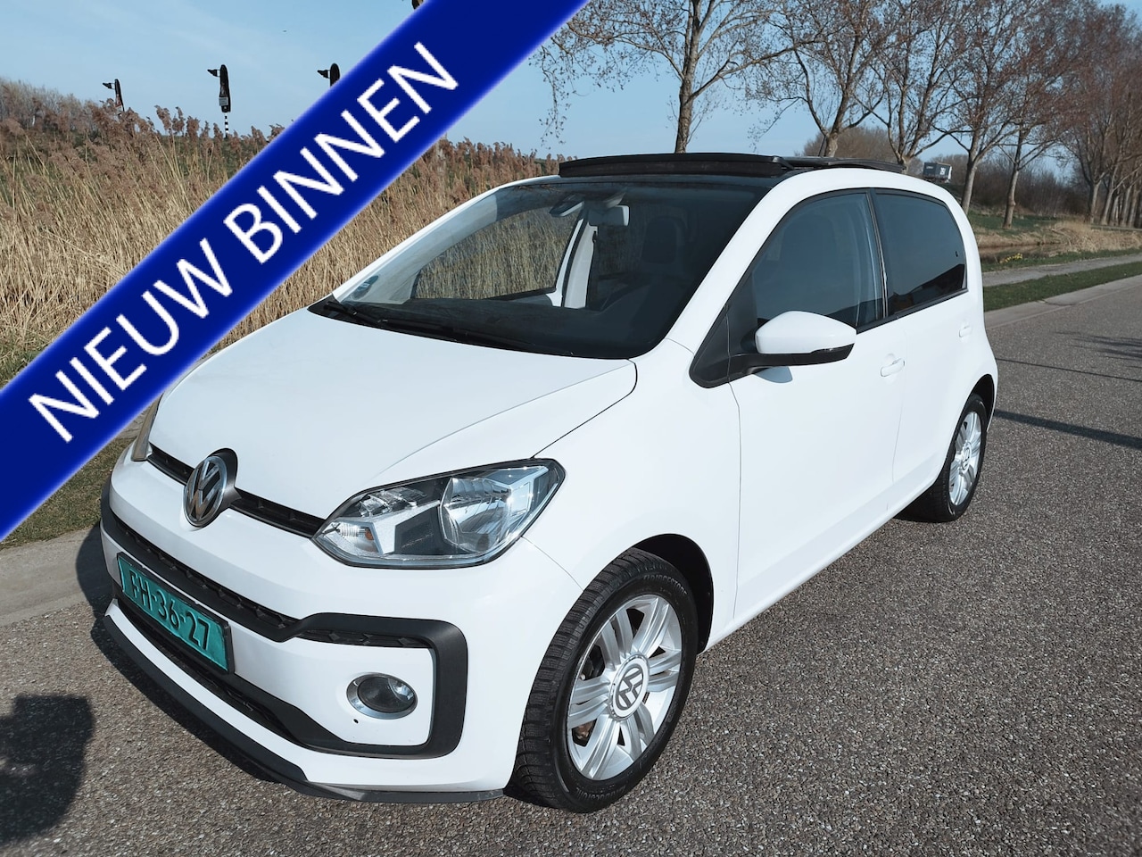 Volkswagen Up! - 1.0 TSI BMT high up! ** PANO DAK ** Clima ** Cruise ** - AutoWereld.nl