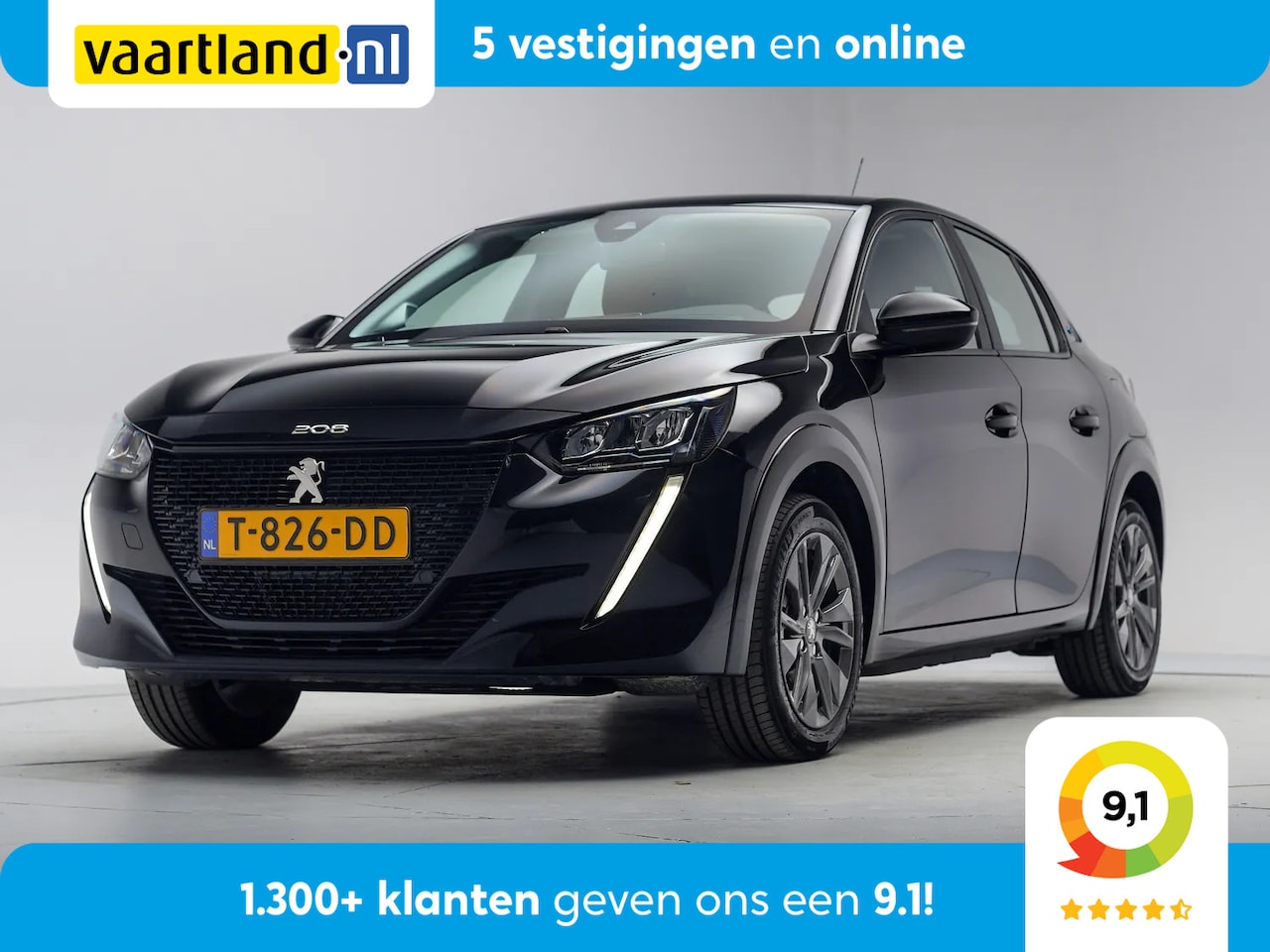 Peugeot e-208 - EV Active Pack 50kWh 3-fase [ LED Navi Apple/Android ] - AutoWereld.nl