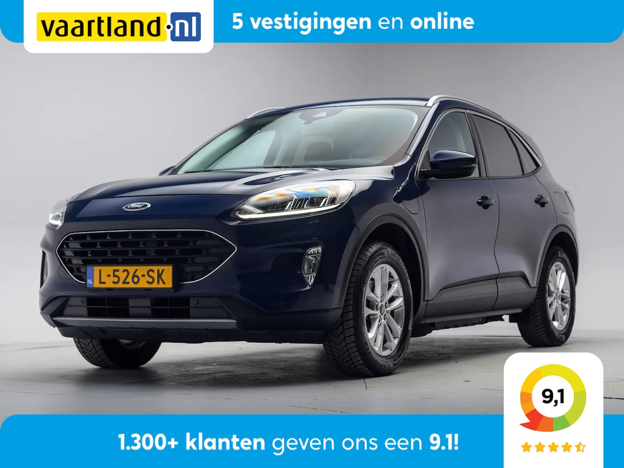 Ford Kuga - 2.5 PHEV Titanium Aut. [ LED Trekhaak Camera ] - AutoWereld.nl
