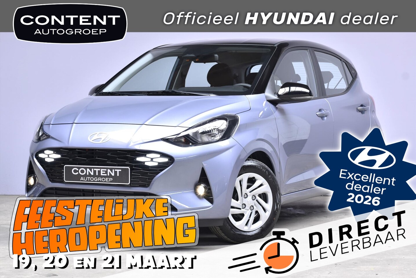 Hyundai i10 - 1.0i Comfort I Apple carplay I Android Auto I Airco I Achteruitrijcamera - AutoWereld.nl