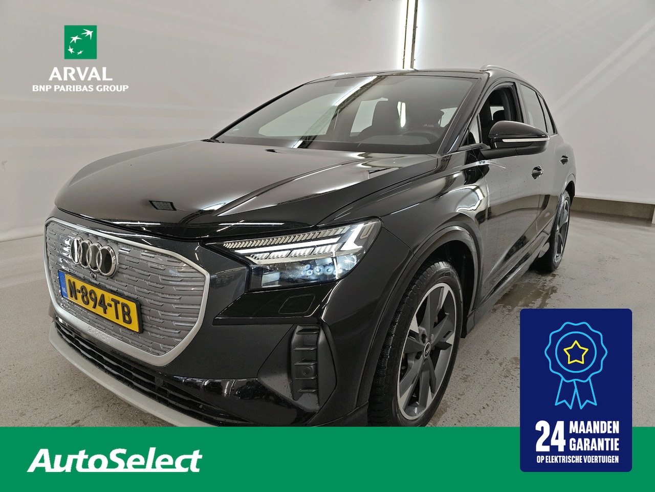 Audi Q4 e-tron - 77 kWh 204pk 40 Launch edition Advanced Plus | SOH 94% | Trekhaak | 20" Velgen | CarPlay | - AutoWereld.nl