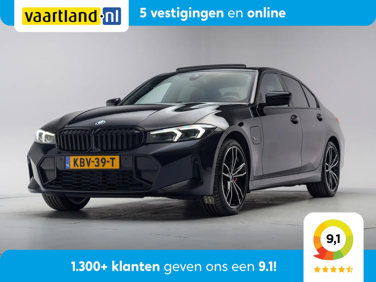 BMW 3-serie - 330e xDrive M Sport Shadow [ Schuifdak H/K Leder HUD Memory ] - AutoWereld.nl