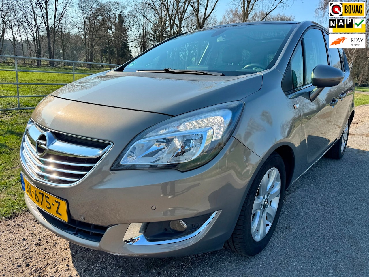 Opel Meriva - 1.4 Turbo Blitz top onderhouden|panoramadak|navigatie|trekhaak - AutoWereld.nl