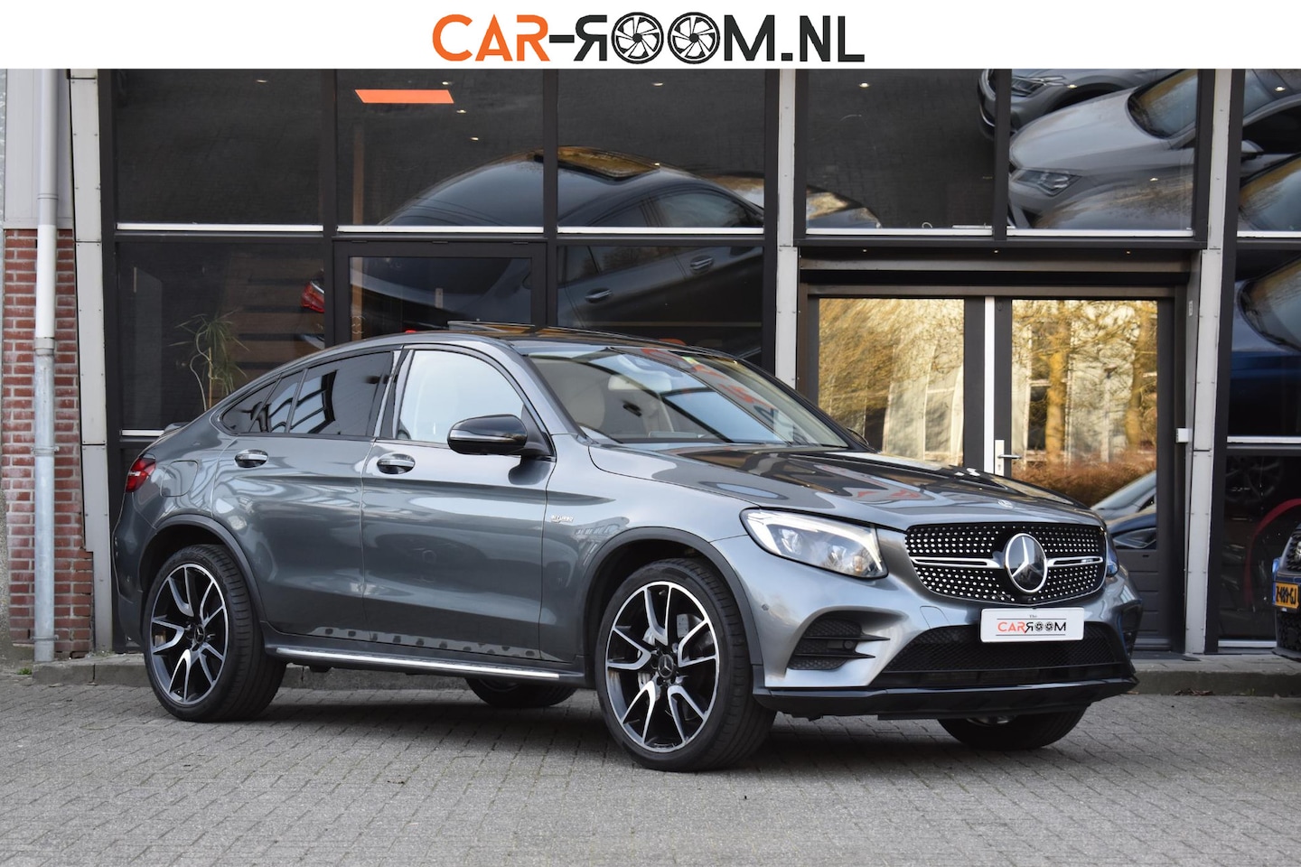 Mercedes-Benz GLC-klasse Coupé - AMG 43 4MATIC Pano Lane 360C Keyless Burmester - AutoWereld.nl