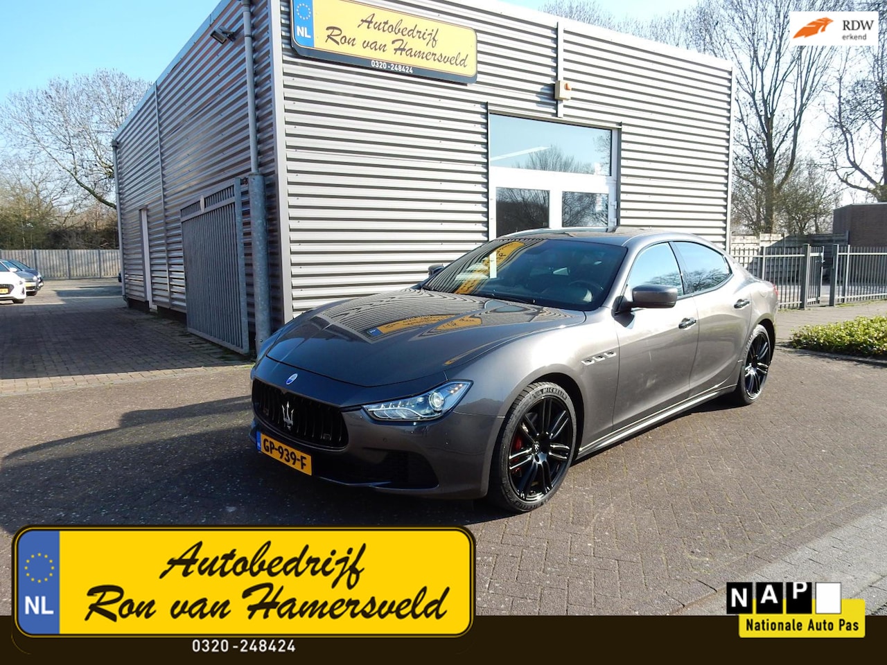 Maserati Ghibli - 3.0 V6 D*LEDER*SCH DAK*XENON*20 INCH* - AutoWereld.nl