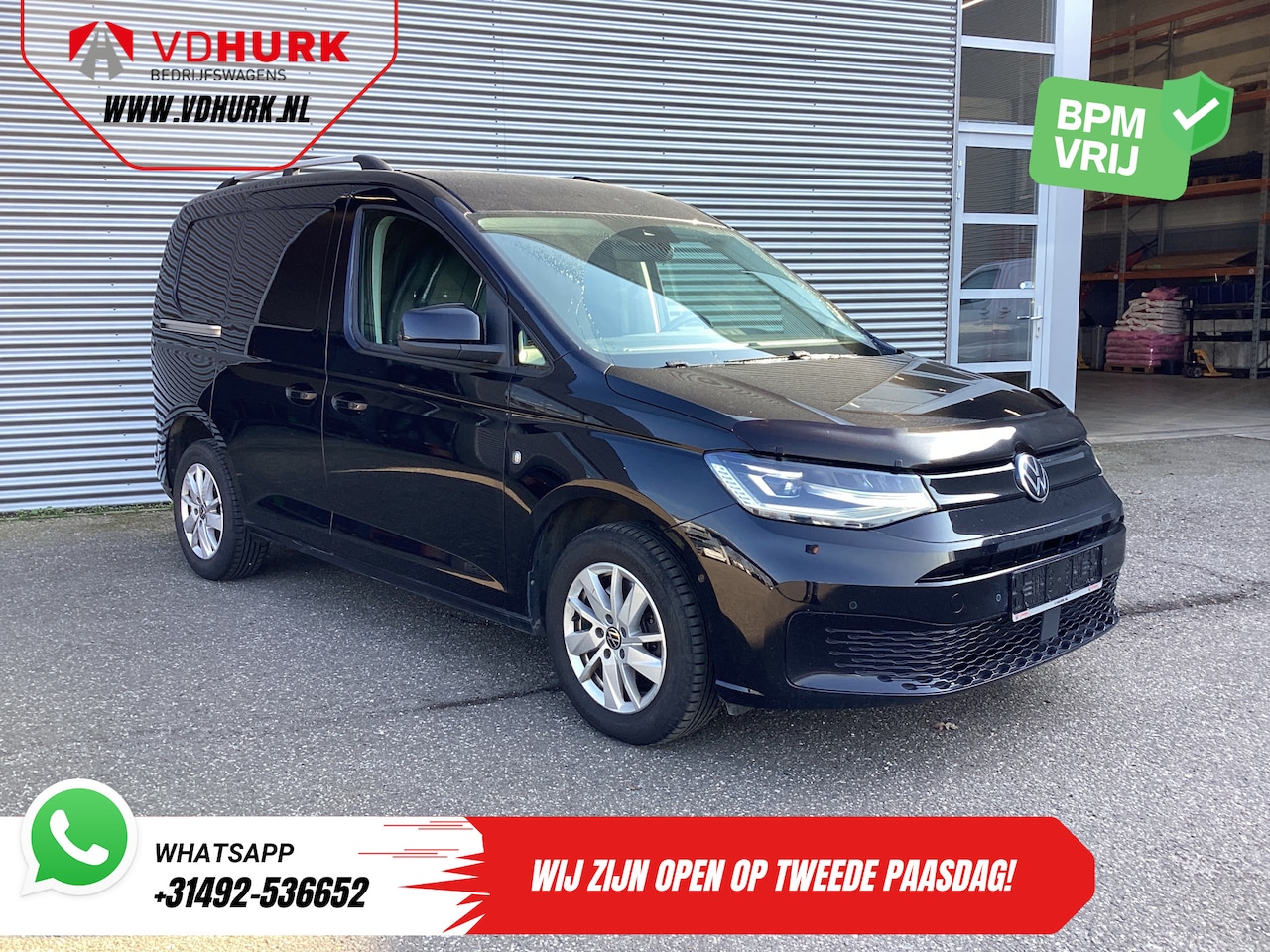Volkswagen Caddy Cargo - 2.0 TDI 125 pk DSG Aut. LED/ Adapt.Cruise/ Virtual Cockpit/ Standkachel/ Stoelverw./ CarPl - AutoWereld.nl