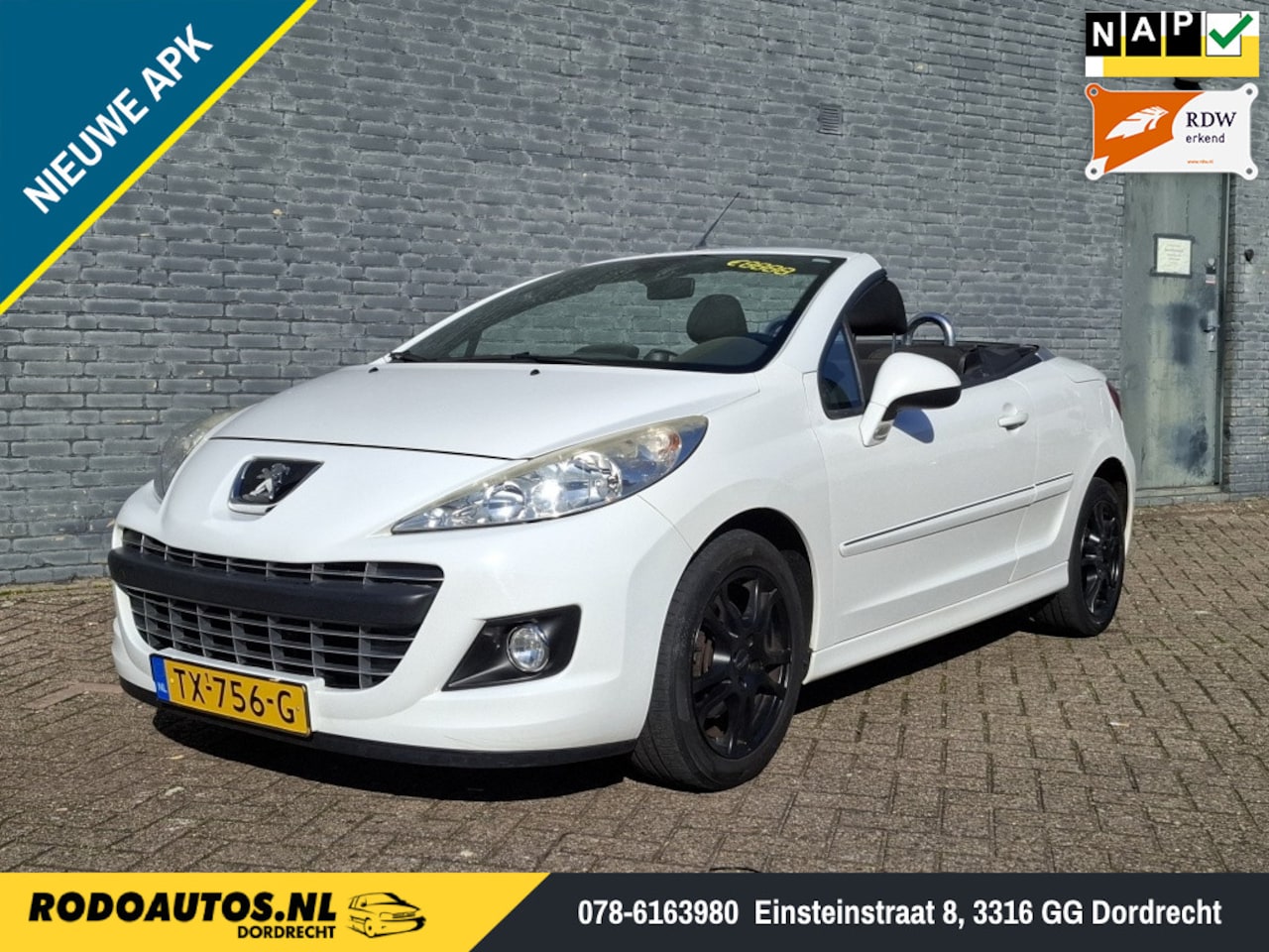 Peugeot 207 CC - 1.6 VTi Griffe Navi/Airco/Boekjes 119dkm ✅ - AutoWereld.nl