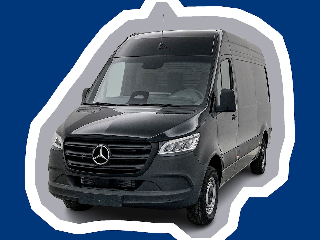 Mercedes-Benz Sprinter - 319 1.9 CDI L2H2 Select 3500KG Trekhaak Navigatie Parkeerpakket Stoelverwarming Led high p - AutoWereld.nl