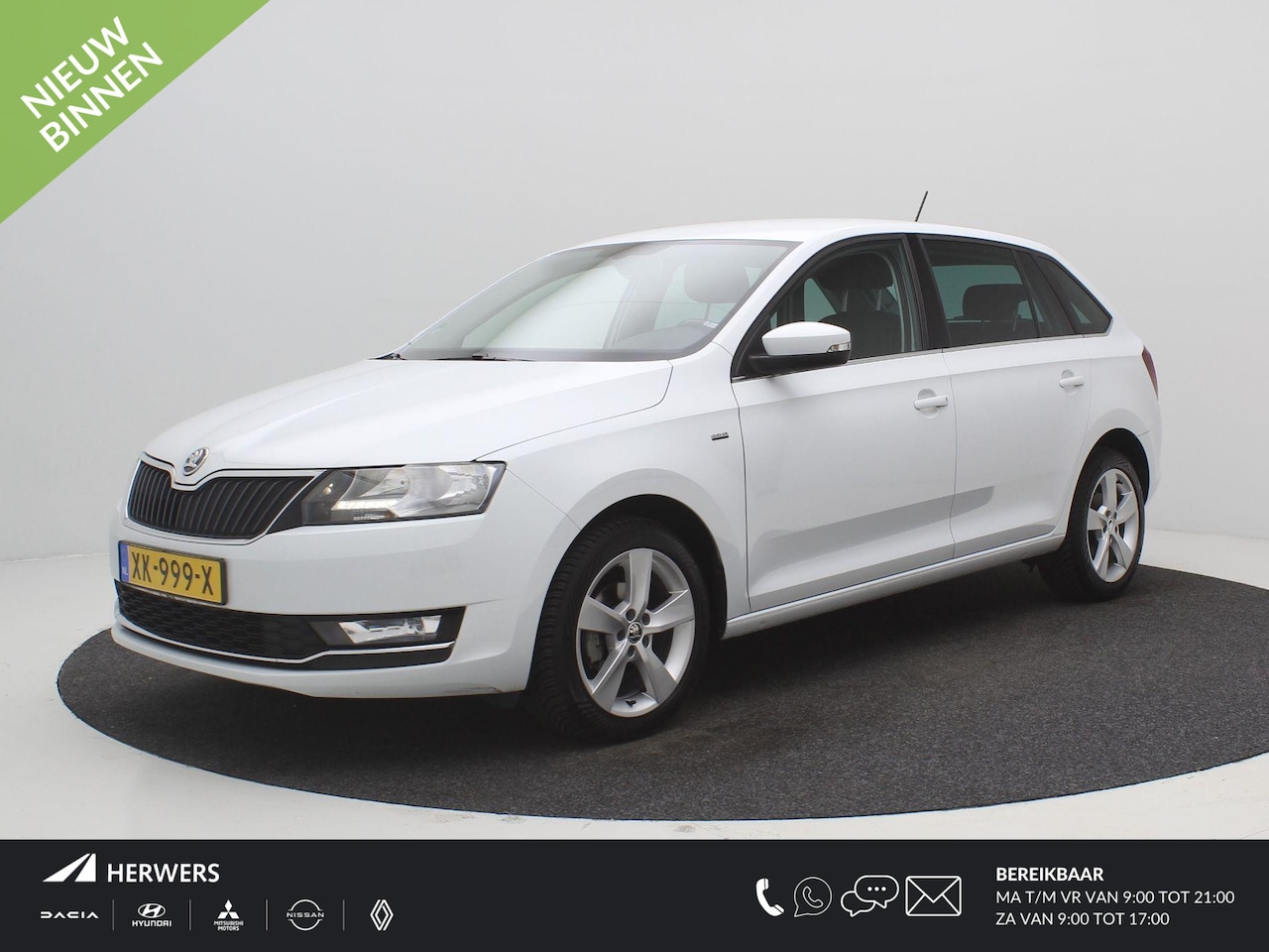 Skoda Rapid Spaceback - 1.0 TSI Greentech Clever / Apple CarPlay & Android Auto / LMV / Cruise Control / Airco Cli - AutoWereld.nl