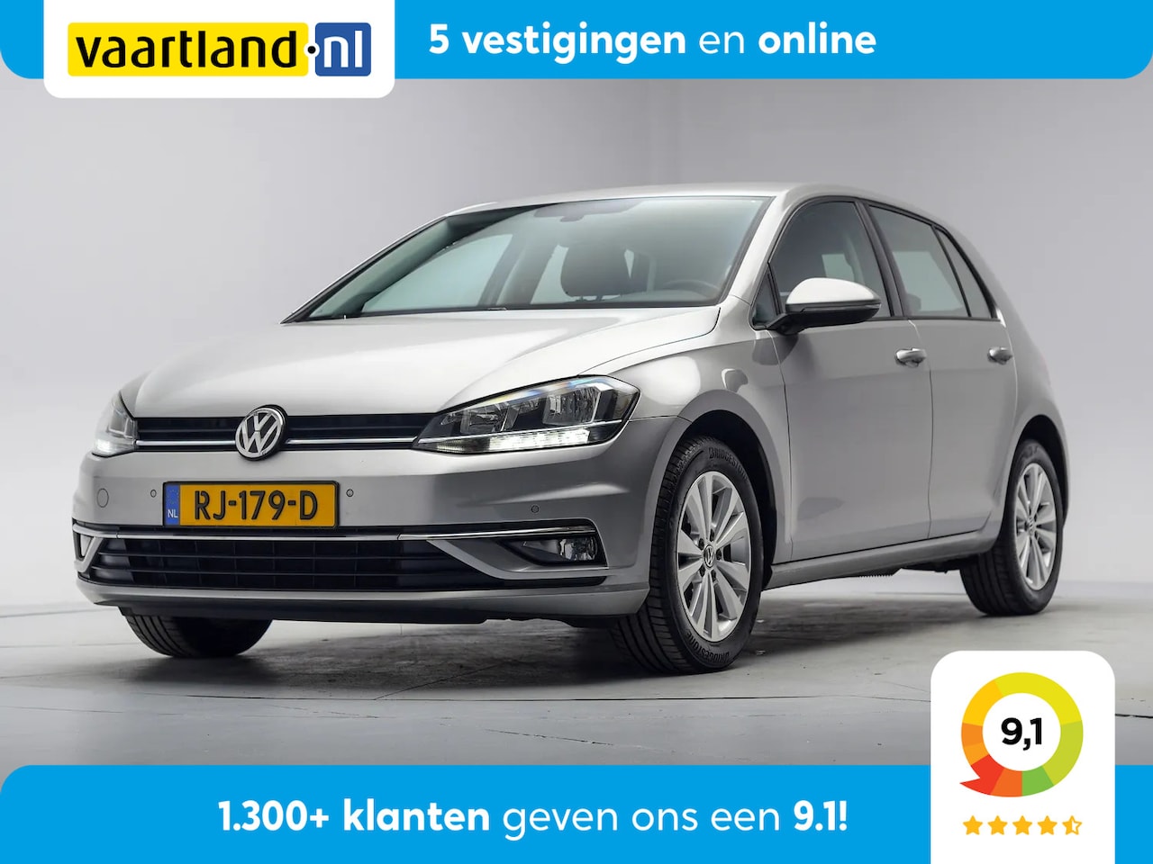 Volkswagen Golf - 1.0 TSI Comfortline [ Carplay Adaptive Cruise Climate Control ] - AutoWereld.nl