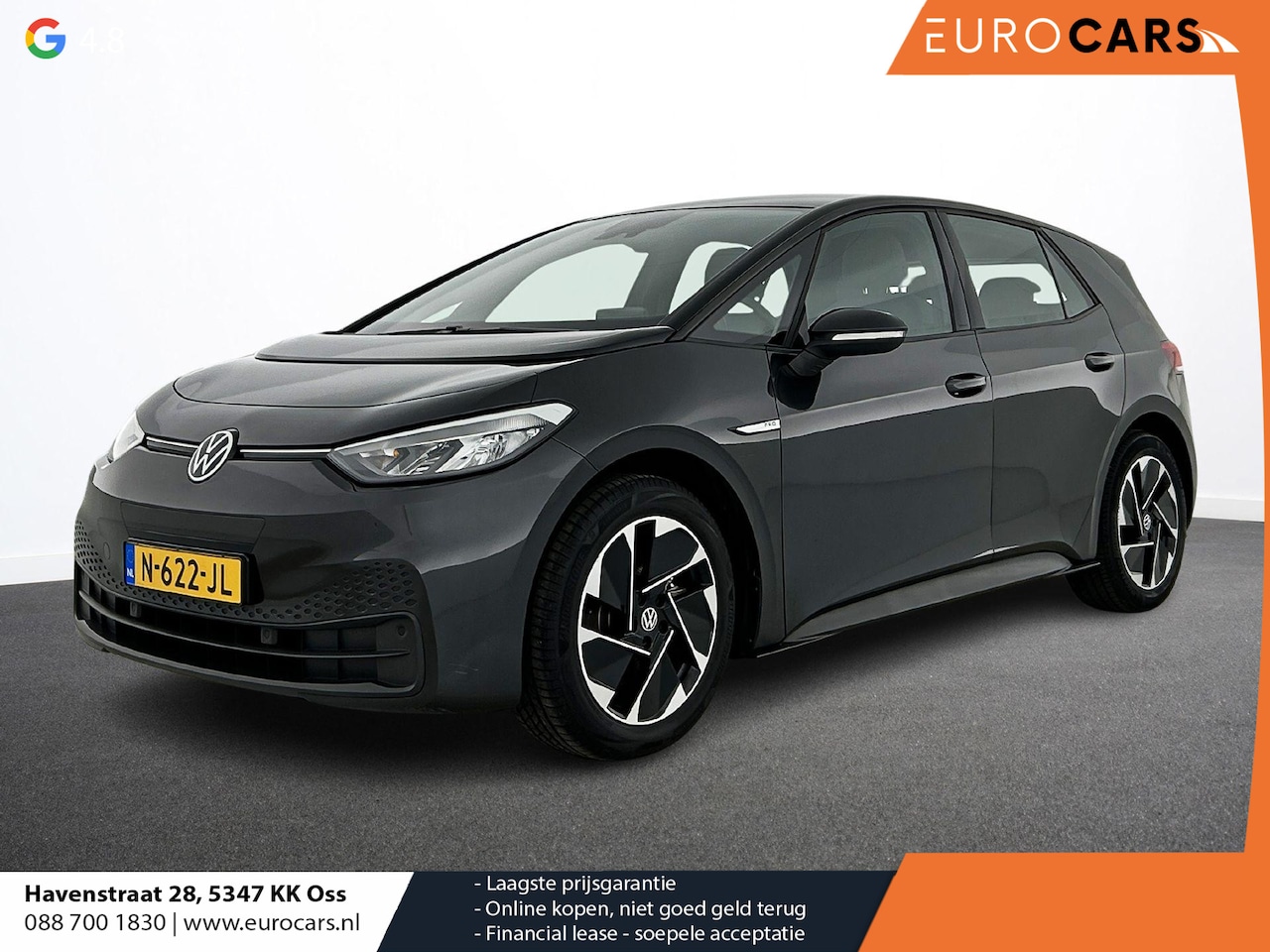 Volkswagen ID.3 - Pro 58 kWh Airco ECC Navi Carplay PDC VA + Camera 18" LM Velgen Adaptive Cruise Control Fu - AutoWereld.nl