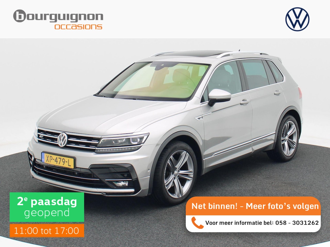 Volkswagen Tiguan - 1.5 TSi 150 Pk Automaat Highline Business R-Line | Trekhaak | Panoramadak | Stoelverwarmin - AutoWereld.nl