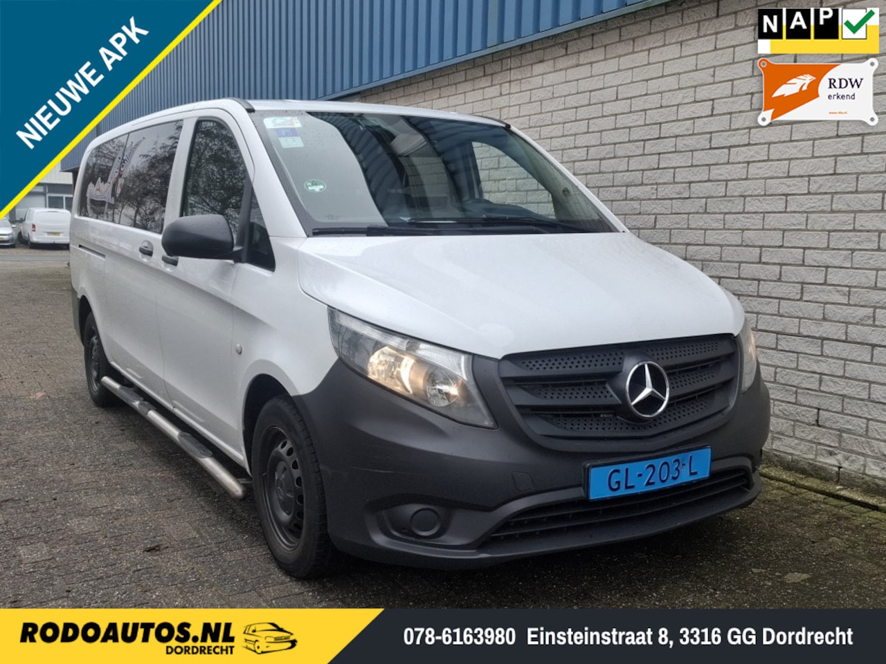 Mercedes-Benz Vito Tourer - 109 BT Base Exta Lang 3x3 pers. ✅ - AutoWereld.nl