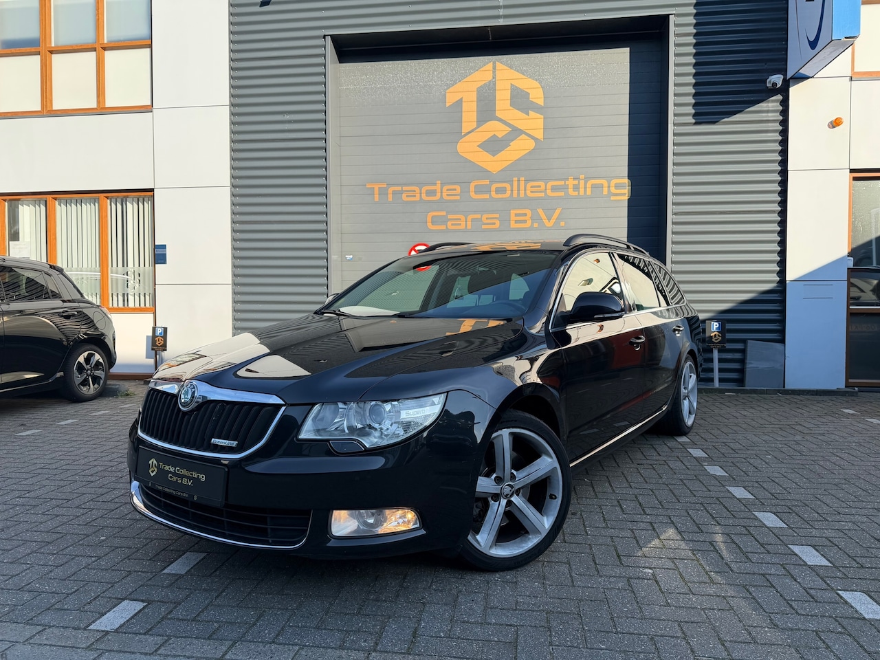 Skoda Superb Combi - 1.6 TDI Greenline Ambition Business Line CC-MEMORY-BLUETOOTH-ELEK STOEL - AutoWereld.nl