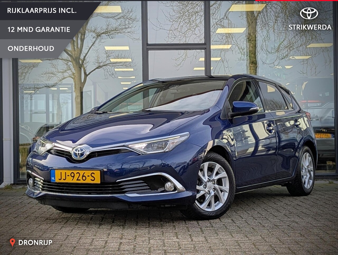 Toyota Auris - 1.8 Hybrid Lease Pro | Panoramadak | Stoelverwarming | Leer | LED | PDC V+A | Cruise | Key - AutoWereld.nl