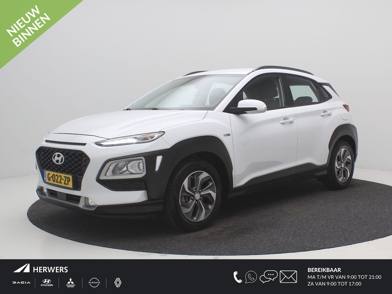 Hyundai Kona - 1.6 GDI HEV Comfort AUTOMAAT / Trekhaak / Navigatie / Adaptieve Cruise Control / NL Auto / - AutoWereld.nl