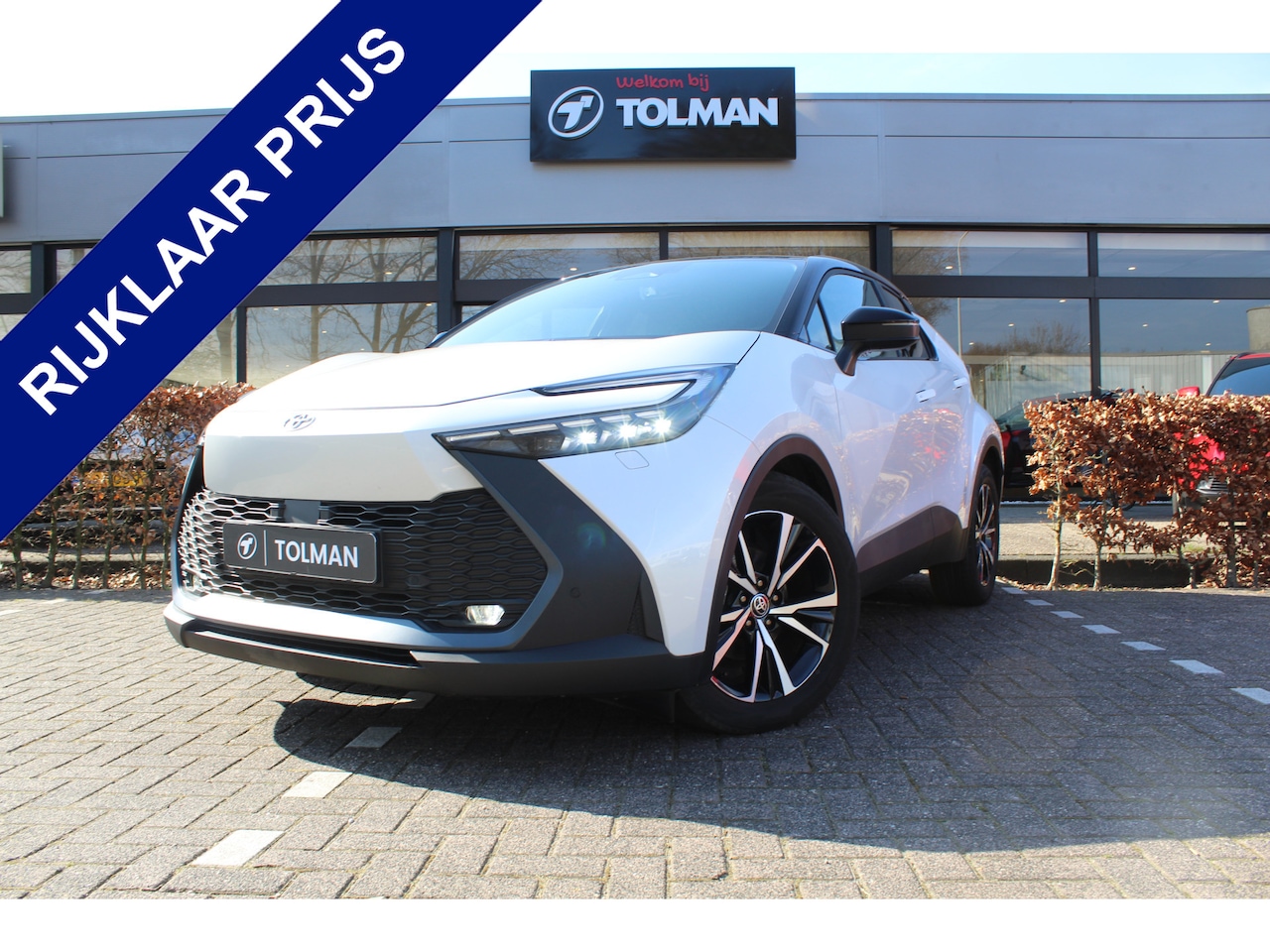 Toyota C-HR - 1.8 Hybrid 140 First Edition Bi-Tone | Rijklaar | Parelmoer | Apple/Android | Stoel-/Stuur - AutoWereld.nl