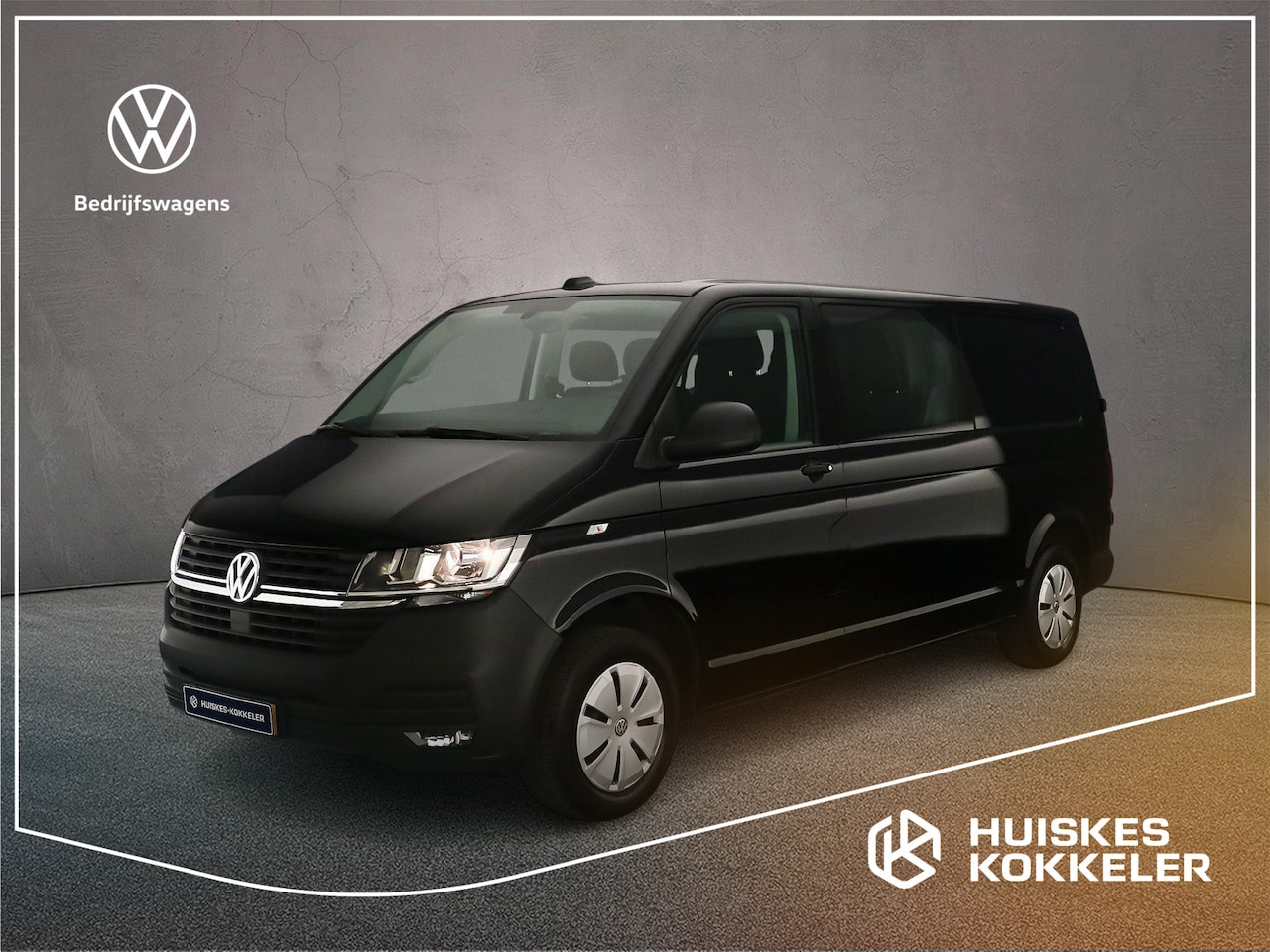 Volkswagen Transporter - 2.0 TDI 110 PK L2 Comfortline | Dubbele Cabine | 6-zitplaatsen | Betimmering | Trekhaak | - AutoWereld.nl