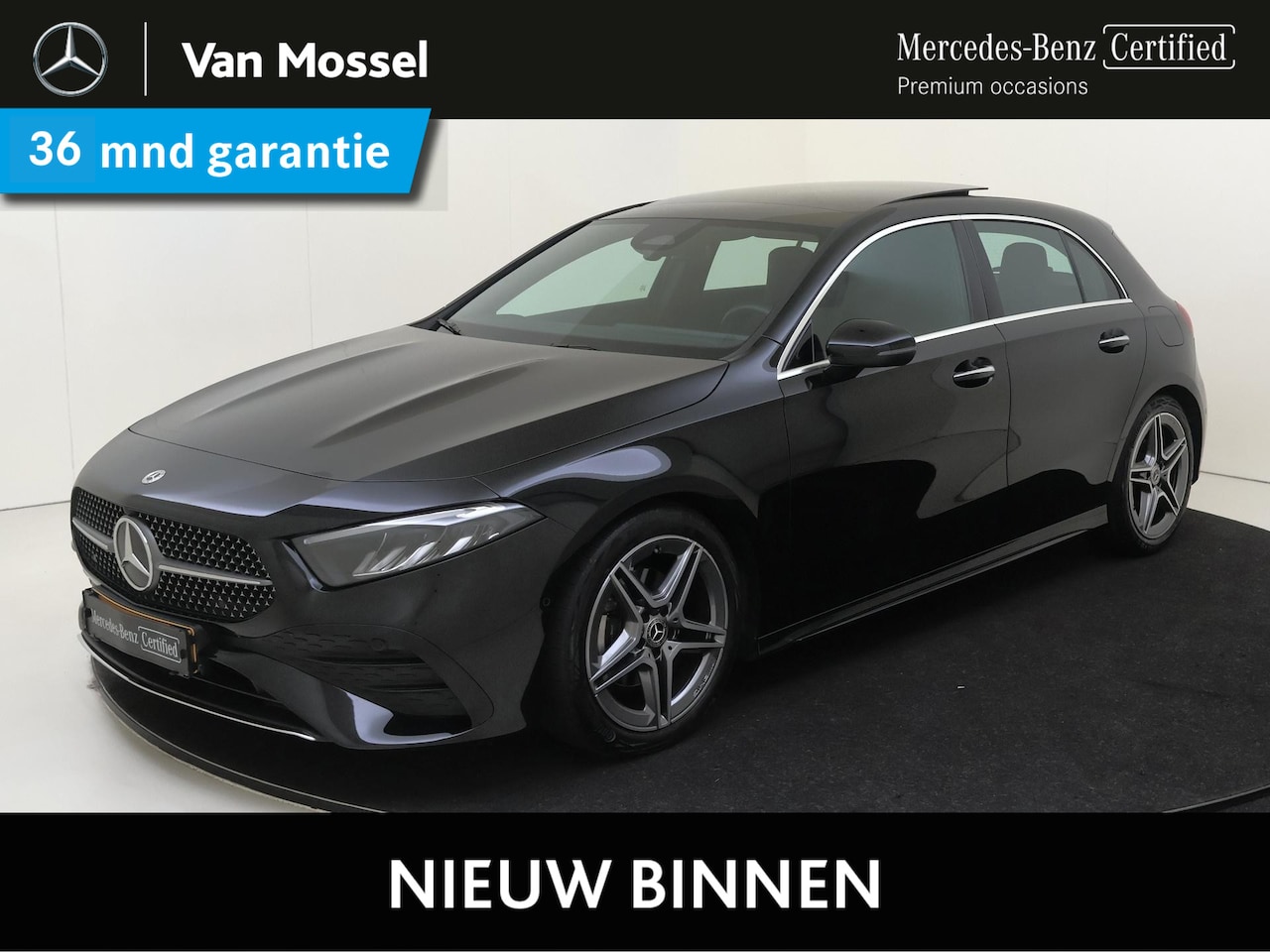 Mercedes-Benz A-klasse - 180 AMG Line Premium/ Panorama schuifkanteldak/ keyless go/ advanced sound - AutoWereld.nl
