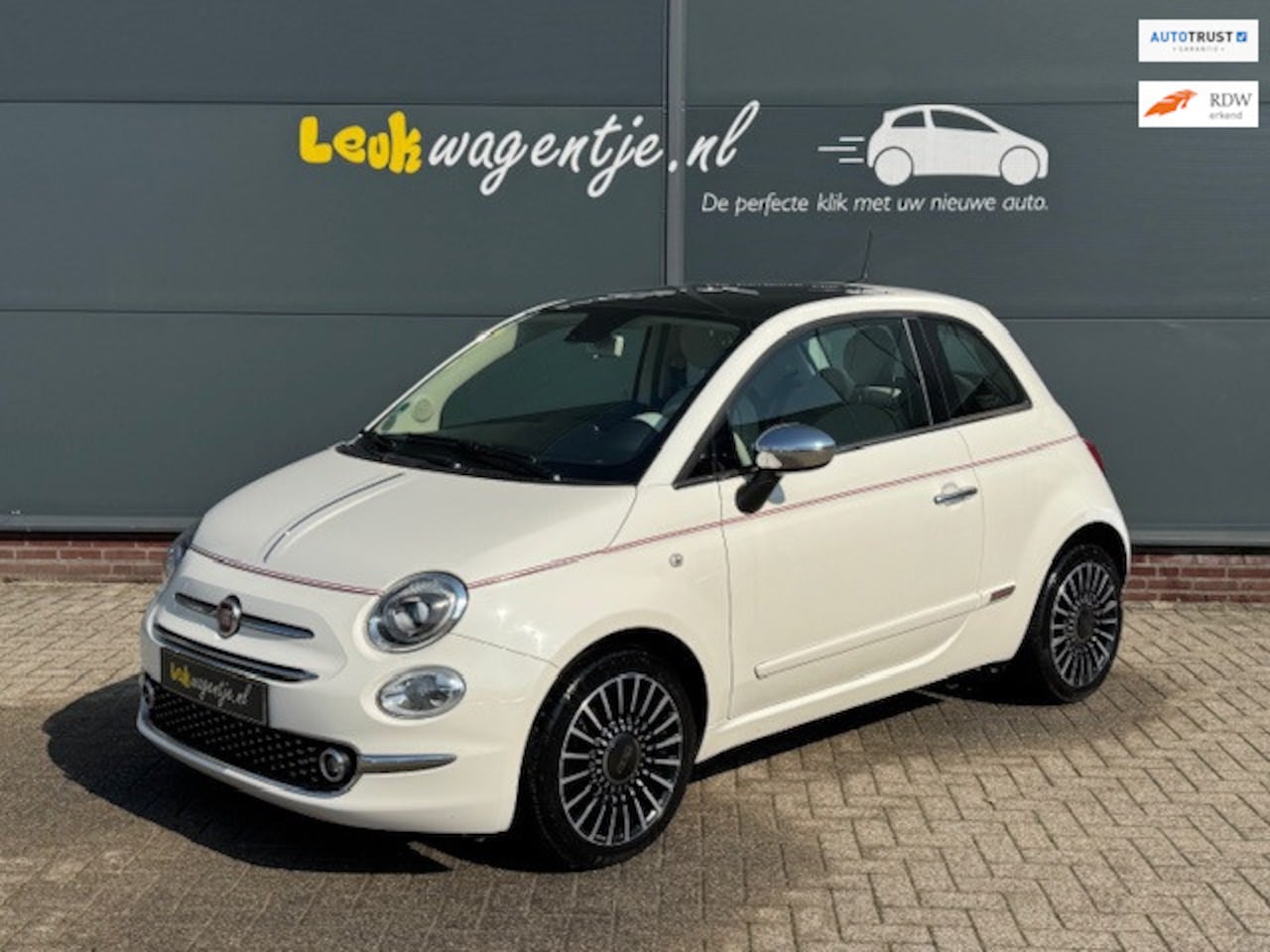 Fiat 500 - 1.0 Hybrid Star *leer *carplay *cruise *16" *p-sens - AutoWereld.nl