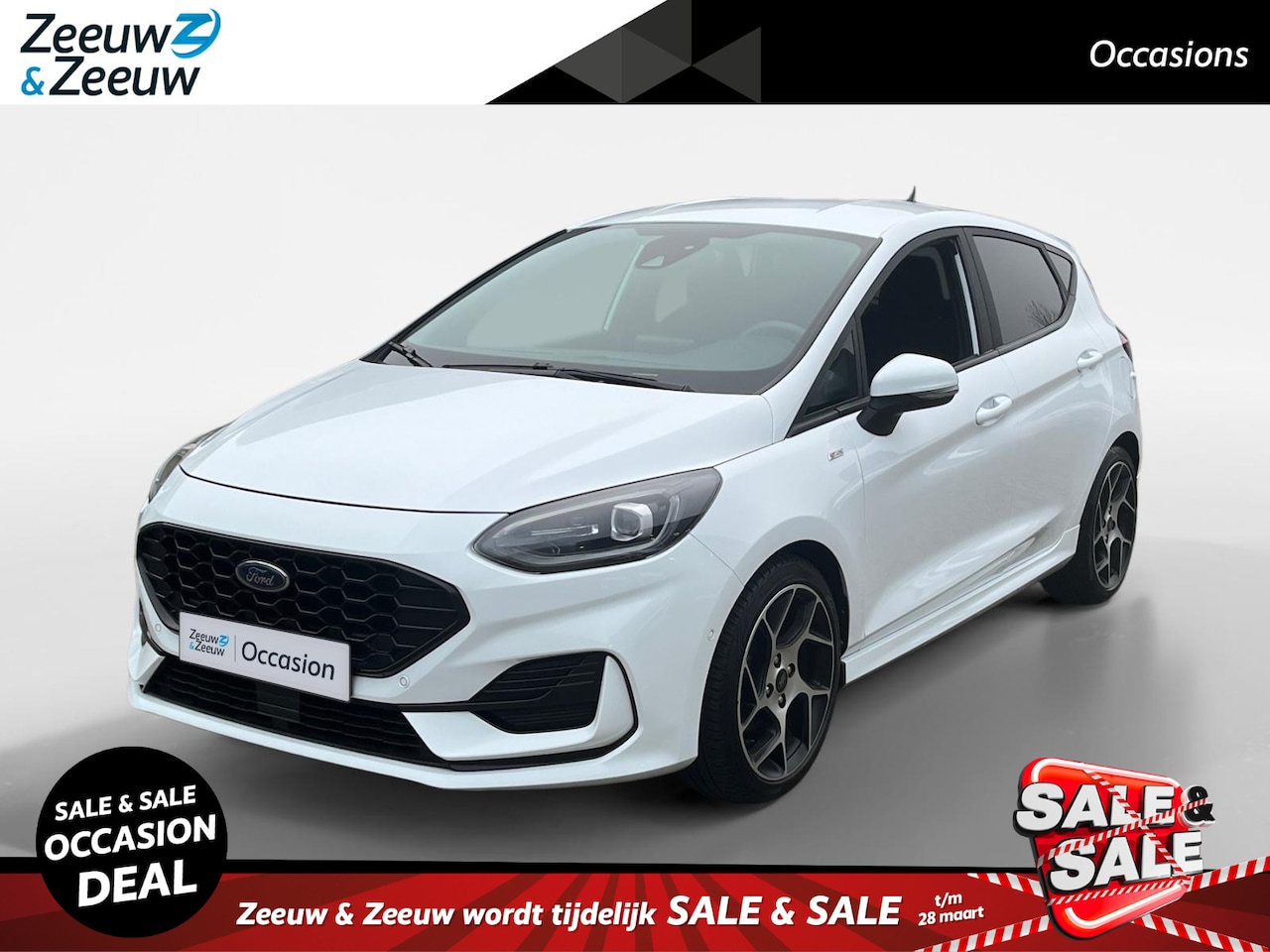 Ford Fiesta - 1.0 EcoBoost Hybrid ST-Line X | Dealer onderhouden | Navigatie | Apple carplay & Android a - AutoWereld.nl