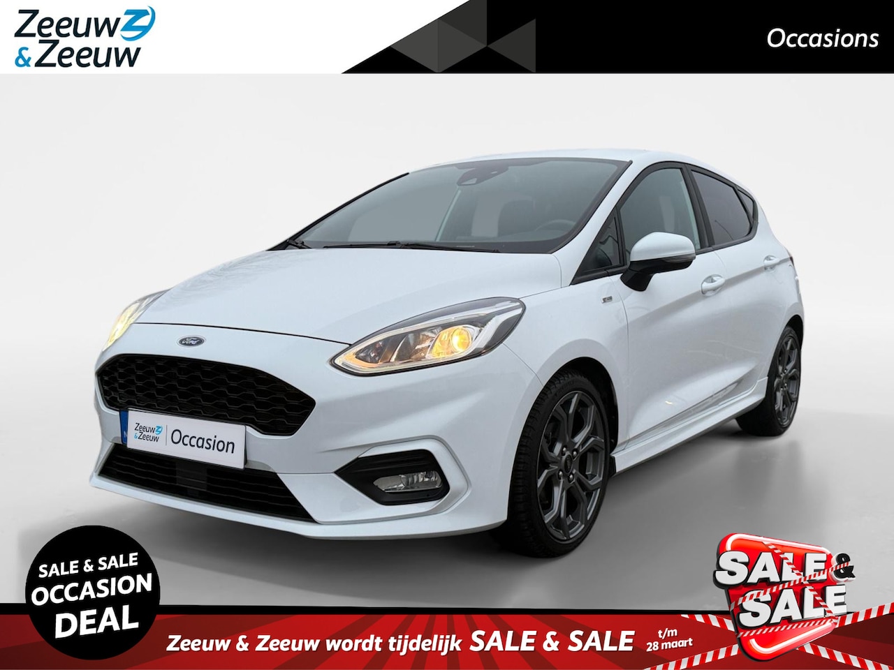 Ford Fiesta - 1.0 EcoBoost ST-Line | Navigatie | Apple carplay & Android auto | Cruise control | Voorrui - AutoWereld.nl