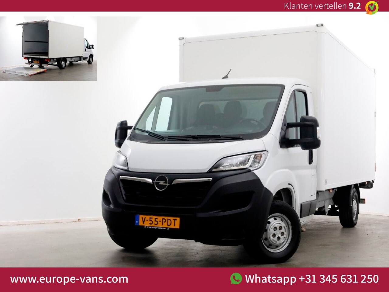 Opel Movano - 2.2D 140pk Bakwagen met laadklep 1.060kg laadvermogen 08-2023 - AutoWereld.nl