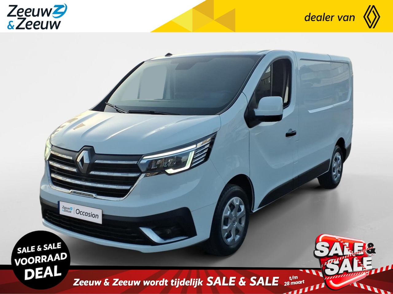 Renault Trafic - 2.0 dCi 130 T27 L1H1 Work Edition Navigatie |Airco | 15750 KM`s | 130 PK - AutoWereld.nl