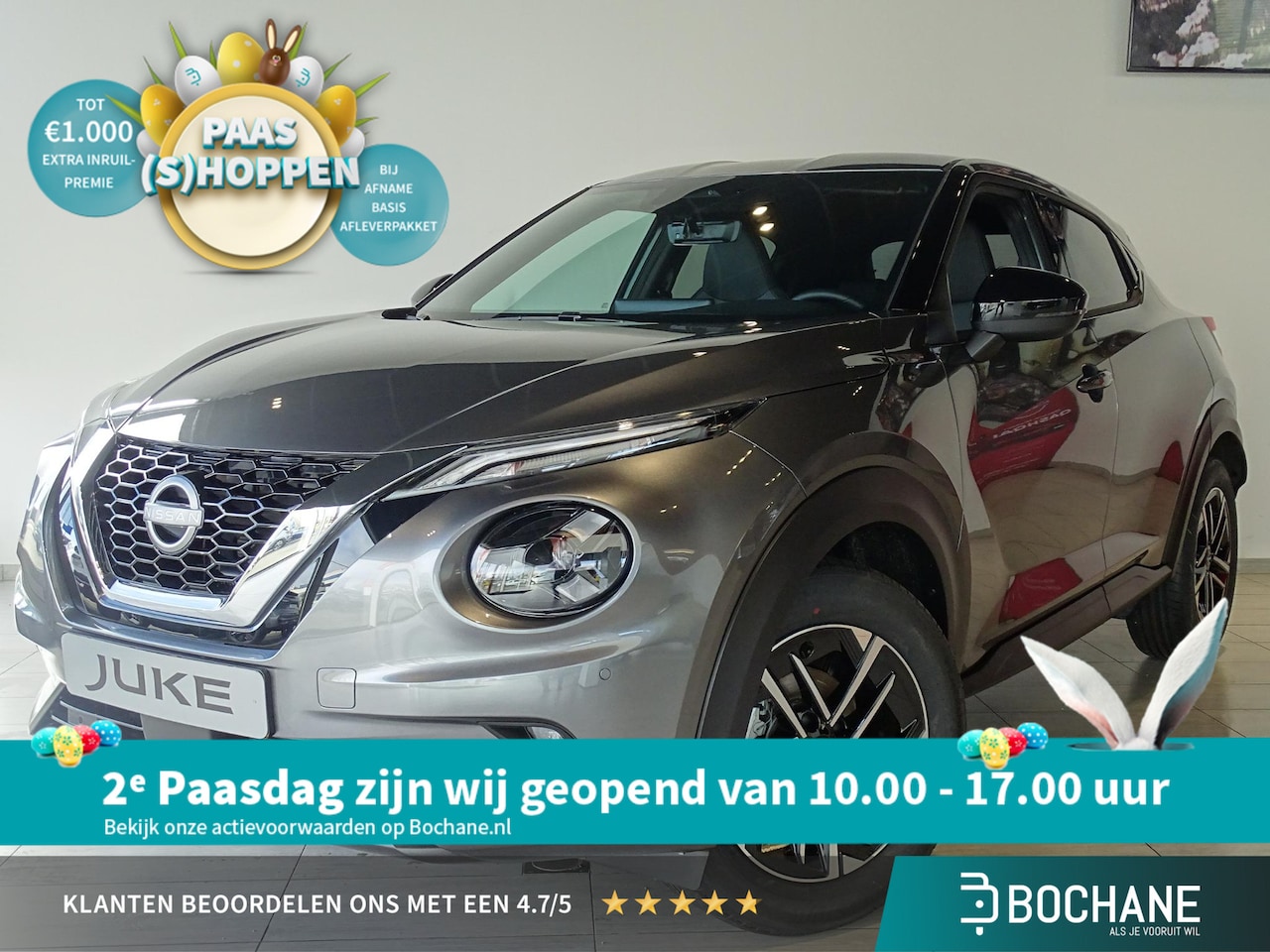 Nissan Juke - 1.0 DIG-T N-Connecta Automaat | Cruise Control l | Apple carplay | Navigatie | Camera & Pa - AutoWereld.nl