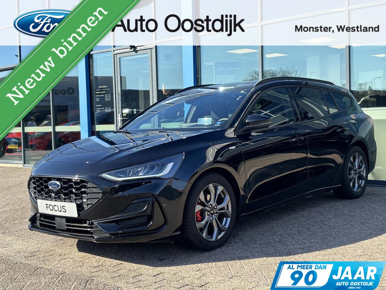 Ford Focus Wagon - 1.0 EcoBoost Hybrid ST Line X 155PK Automaat Winterpack Adaptieve Cruise Elek. Achterklep - AutoWereld.nl
