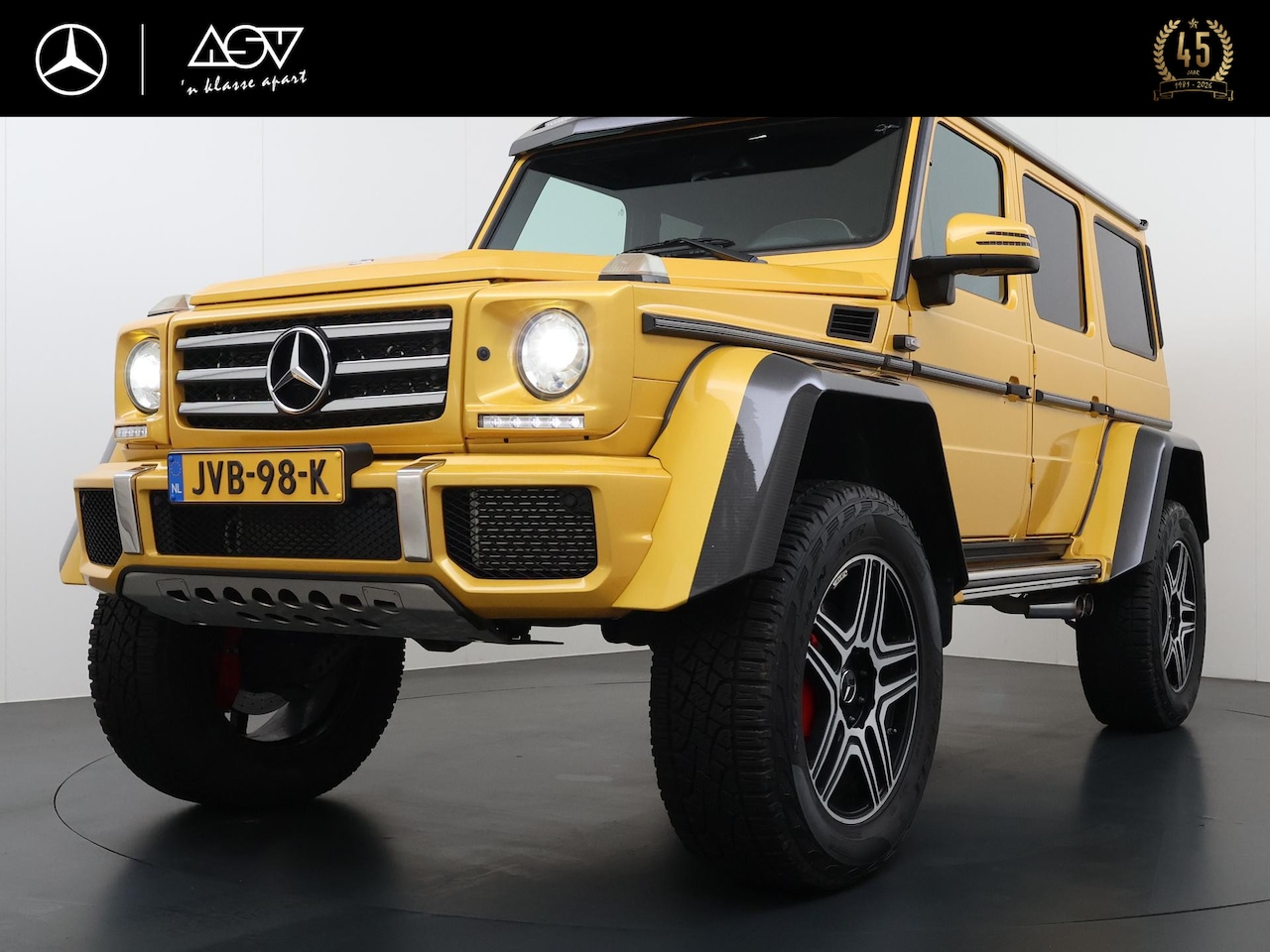 Mercedes-Benz G-klasse - 500 4x4² Mercedes-Benz G-Klasse 500 4x4² Solarbeam Yellow - AutoWereld.nl