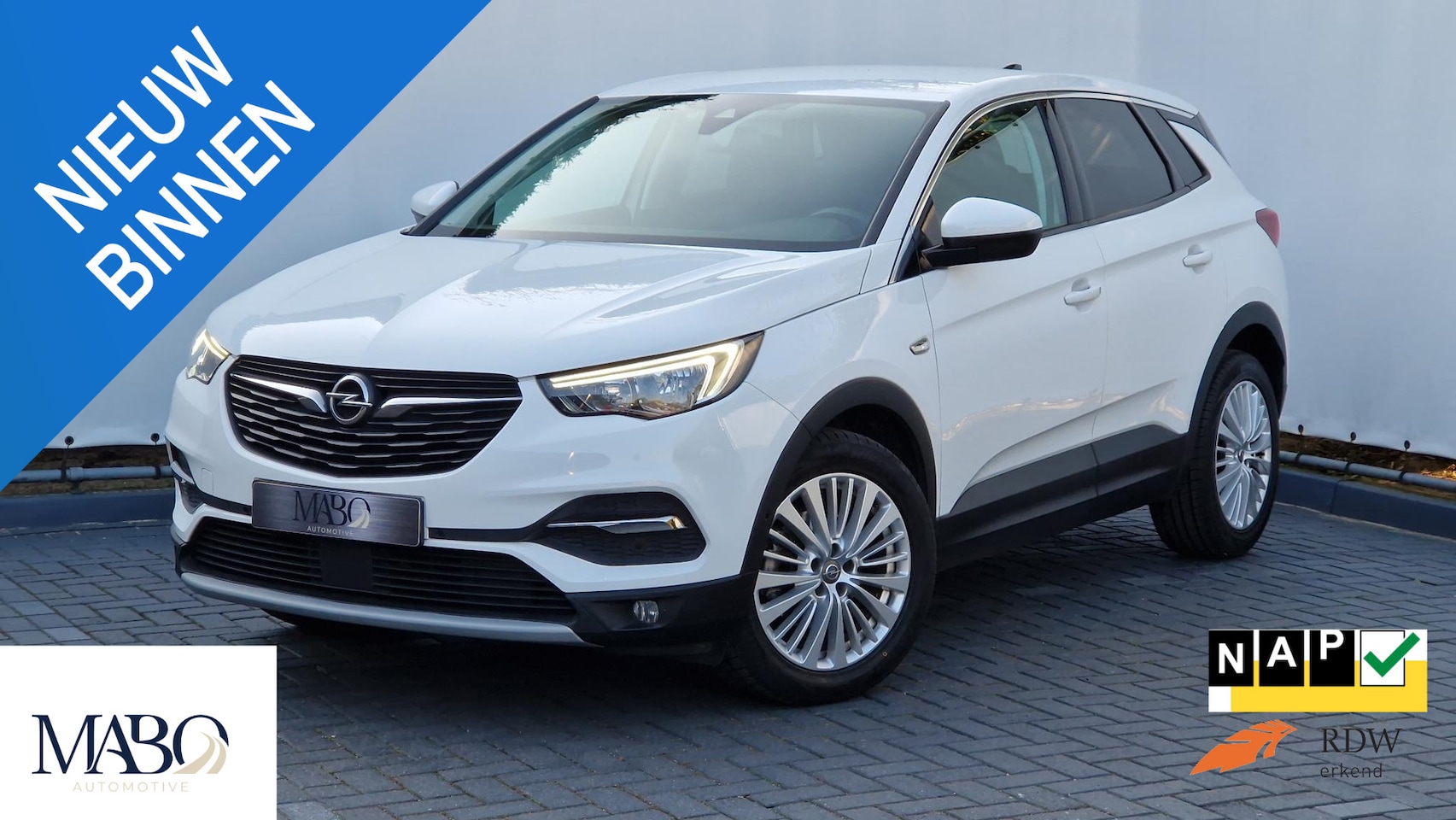 Opel Grandland X - 1.2 Turbo Innovation in topstaat | Elek. klep | Comfortstoelen | Camera | Riem v.v. - AutoWereld.nl