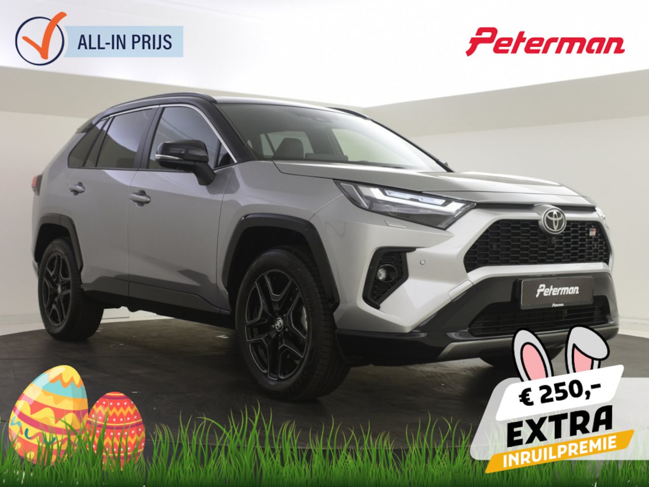 Toyota RAV4 - 2.5 Hybrid AWD GR SPORT | Memory seat | PDC V+A | Blindspot | - AutoWereld.nl