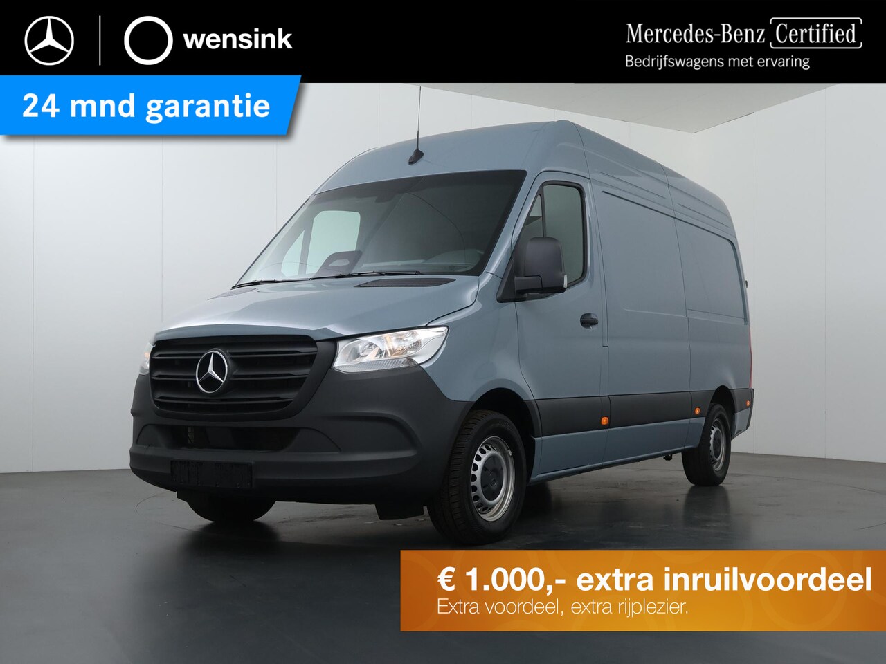 Mercedes-Benz Sprinter - 317 CDI | Aut. | L2 H2 | Pro | Verwarmde Chauffeursstoel | Bijrijdersbank | Spiegelpakket - AutoWereld.nl