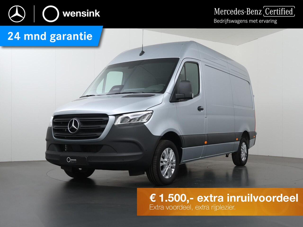 Mercedes-Benz Sprinter - 319 CDI | L2 H2 | PRO | AUT. | LED | 3500 KG AHW VOORBEREIDING | STOELVERWARMING | ACHTERU - AutoWereld.nl