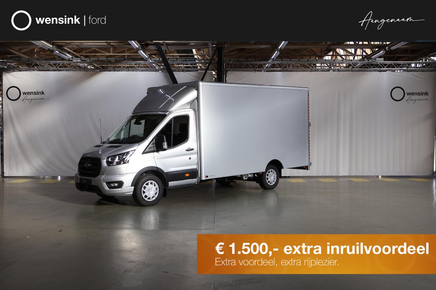 Ford Transit - 350 2.0 TDCI L4H1 Trend Bakwagen | Uit voorraad leverbaar | Karhof Gesloten Bak + Overloop - AutoWereld.nl