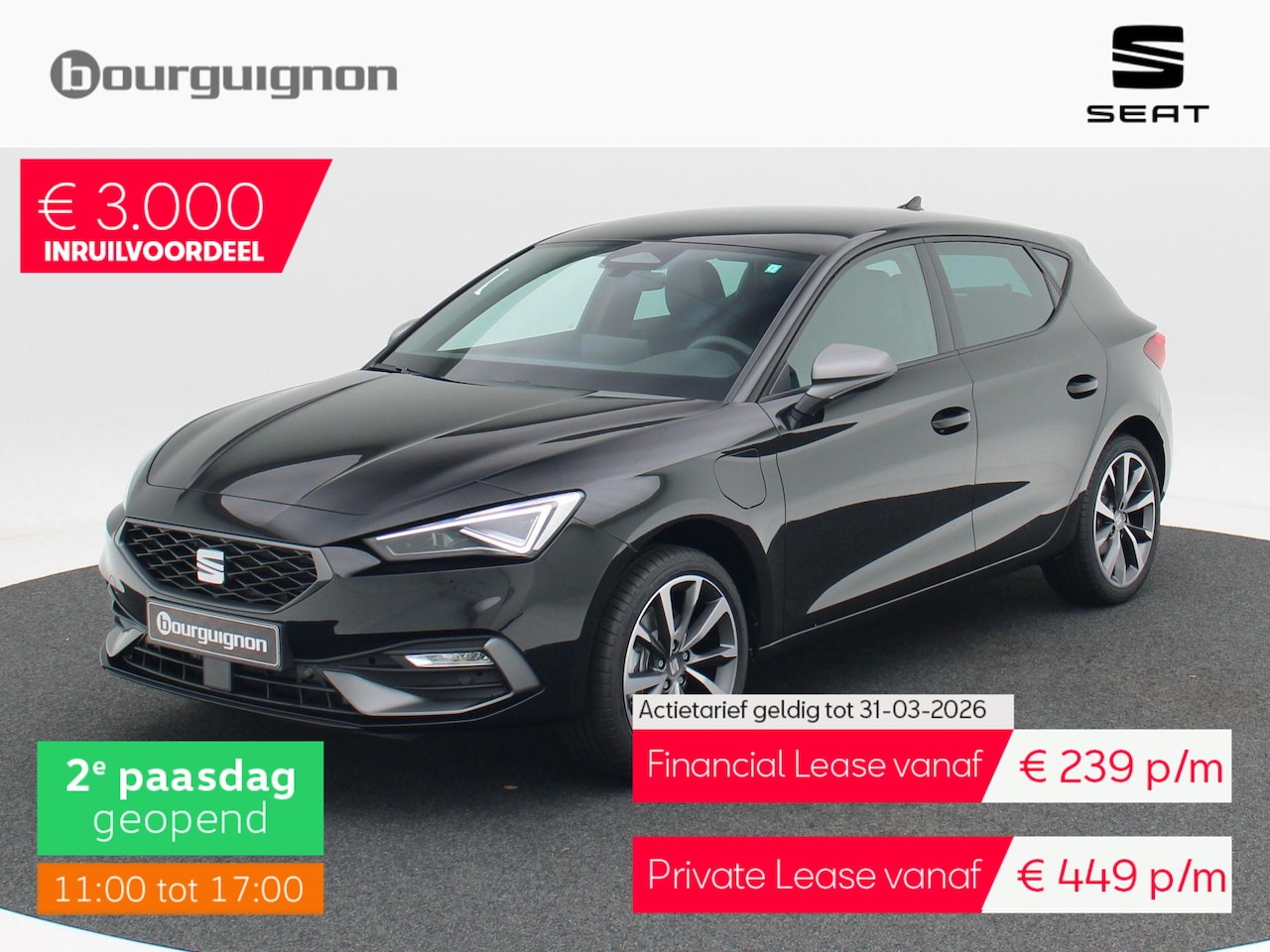 SEAT Leon - FR Business 1.5 TSI eHybrid 204 PK | Adaptive cruise control | Navigatie | Achteruitrijcam - AutoWereld.nl
