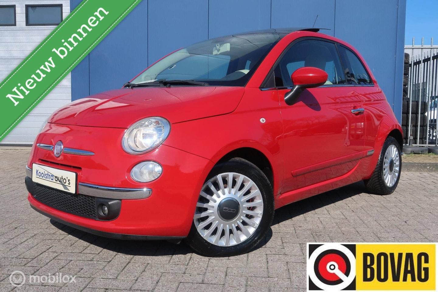 Fiat 500 - 0.9 TwinAir Lounge PANODAK,CLIMACONTROL,BLUETOOTH - AutoWereld.nl