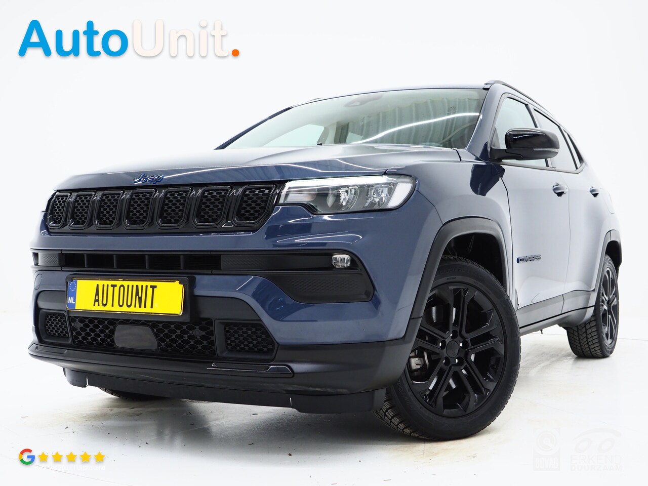 Jeep Compass - 4xe 190 Plug-in Hybrid Electric Night Eagle | Trekhaak | Keyless | Adaptive Cruise | Camer - AutoWereld.nl